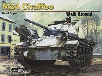 Squadron M24 Chaffee Color Walk Around Authentic Scale Tank Vehicle Book #5714