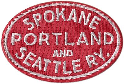 Sundance Spokane, Portland & Seattle (Red Oval) 2-3/8 Horizontal Cloth Railroad Patch #71056