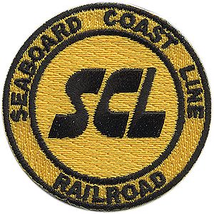 Sundance Seaboard Coast Line (Yellow, Black) 2 Diameter Cloth Railroad Patch #74073