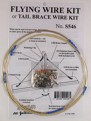 Flying Wires Bracing Kit (suls546) Sullivan RC Airplane Rigging