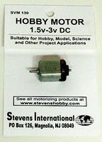 Stevens-Motors 1.5 to 3v DC Small Electric Motor (Flat Sides)