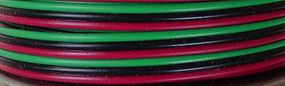 Stevens-Motors 3-Conductor Wire Red-Green-Black 16' (Bag)