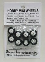 Stevens-Motors 18mm Rubber Tires on Plastic Hubs (8)