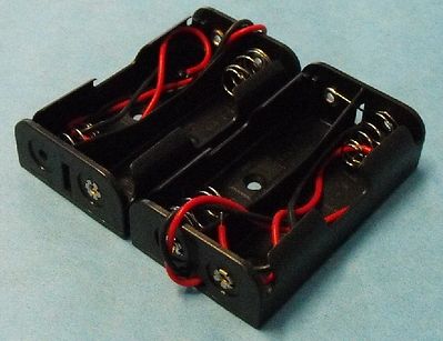 Stevens-Motors Battery Box 2-Pack each for 2 AA Batteries (wired)