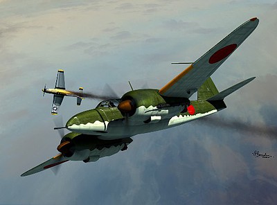 Sword Kawasaki Ki102b Otsu (Randy) WWII Attack Fighter Plastic Model Airplane Kit 1/72 #72103