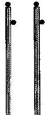 Stewart Rural Utility Poles w/Single Insulator Model Railroad Building Accessory N Scale #1126