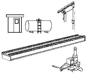 Stewart Diesel Maintenance Facility for Yard Model Railroad Building Accessory N Scale #1211