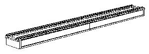 Stewart 60 Long Inspection Pit Model Railroad Building Accessory N Scale #1213