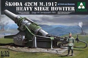 Takom Skoda 42cm M.1917 Heavy Siege Howitzer Plastic Model Military Vehicle Kit 1/35 Scale #2018
