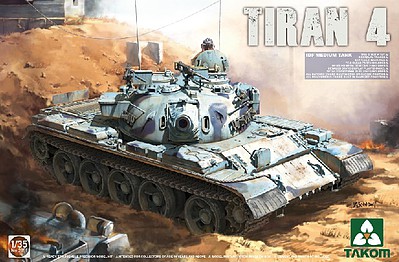 Takom Israeli Defense Force Tiran 4 Medium Tank Plastic Model Military Tank Kit 1/35 Scale #2051