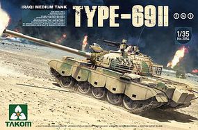 Takom Iraqi Medium Tank Type-69II Plastic Model Military Vehicle Kit 1/35 Scale #2054