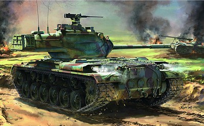 Takom U.S. Medium Tank M47/G 2n1 Plastic Model Military Tank Kit 1/35 Scale #2070