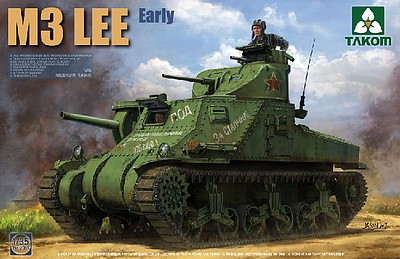 Takom US Medium Tank M3 Lee Early Plastic Model Military Tank Kit 1/35 Scale #2085