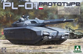 Takom PL01 Prototype Polish Light Tank Plastic Model Military Tank Kit 1/35 Scale #2127