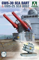 Takom GWS30 Sea Dart & GWS25 Sea Wolf SA Missile System Plastic Model Weapon Kit 1/35 Scale #2138