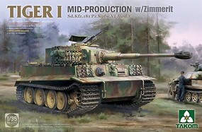 Takom Tiger 1 Mid Prod with Zimmerit