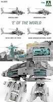 Takom E of the World AH-64E Attack Helicopter Plastic Model Military Helicopter 1/35 Scale #2603