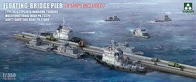 Takom 1/350 Floating Bridge Pier w/8 Ships