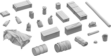 Takom Stug 3 Storage&Equipment Set 1-35 #8018