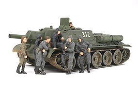 Russian SU-122 w/Weathering Set & Crew