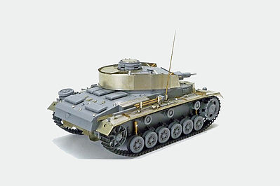 Tamiya German Panzerkampfwagen III w/ABER PE Plastic Model Military Vehicle Kit 1/35 Scale #25159