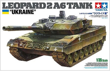 Tamiya Leopard 2 A6 Tank Ukraine 1-35