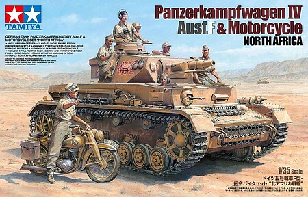 Tamiya Panzerkampfwagen IV Ausf.F & Motorcycle