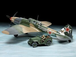Tamiya Ilyushin IL-2 Shturmovik &amp; GAZ-67B 1-48