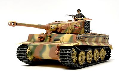 Tamiya German Tiger I Late Production Tank Plastic Model Military Vehicle Kit 1/48 Scale #32575