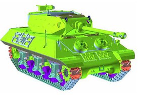 Tamiya British Tank Destroyer M10 IIC Achilles Plastic Model Military Vehicle 1/48 Scale #32582