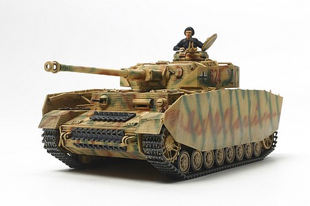 Tamiya German Panzer IV Ausf.H Late Production Plastic Model Military Vehicle 1/48 Scale #32584