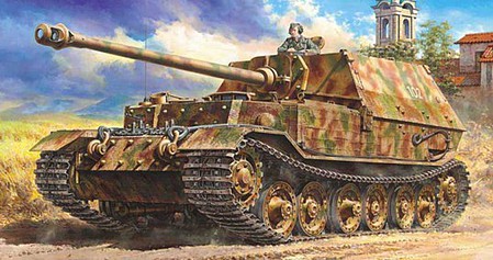 Tamiya German Tank Destroyer Elefant Plastic Model Military Vehicle Kit ...