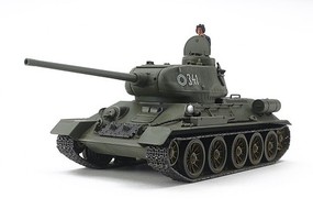 Tamiya T34/85 Russian Medium Tank Plastic Model Military Vehicle Kit 1/48 Scale #32599