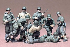 Tamiya US Infantry Euro Theater Soldier Set Plastic Model Military Figure Kit 1/35 Scale #35048