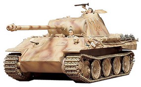 Tamiya German Panther Medium Tank Plastic Model Military Vehicle Kit 1/35 Scale #35065
