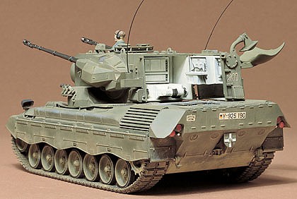 Tamiya West German Lfakpanzer Gepard Tank Plastic Model Military Vehicle Kit 1/35 Scale #35099