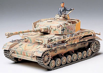 Tamiya German Panzer IV Tank Plastic Model Military Vehicle Kit 1/35 Scale #35181
