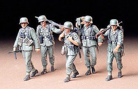 German Machine Gun Soldier Crew Plastic Model Military Figure Kit 1/35 Scale #35184