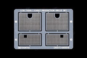 German Tiger I Photo-Etched Grille Plastic Model Military Diorama Set 1/35 Scale #35217