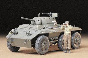 Tamiya US M8 Lt. Track Greyhound Plastic Model Military Vehicle Kit 1/35 Scale #35228