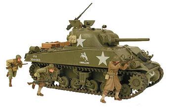Tamiya M4A3 Sherman 75mm Tank Plastic Model Military Vehicle Kit 1/35 Scale #35250