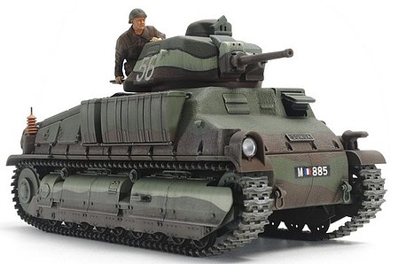 Tamiya French Medium Tank SOMUA S35 Plastic Model Military Vehicle Kit 1/35 Scale #35344