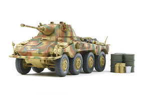 Tamiya German Armored Car Sk.Kfz 234/2 Puma Plastic Model Military Vehicle Kit 1/48 Scale #37010