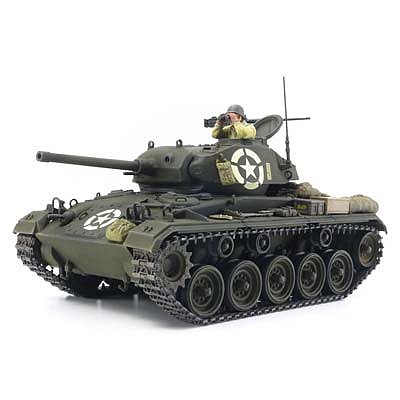 Tamiya US Light Tank M24 Chaffee Plastic Model Military Vehicle Kit 1/35 Scale #37020