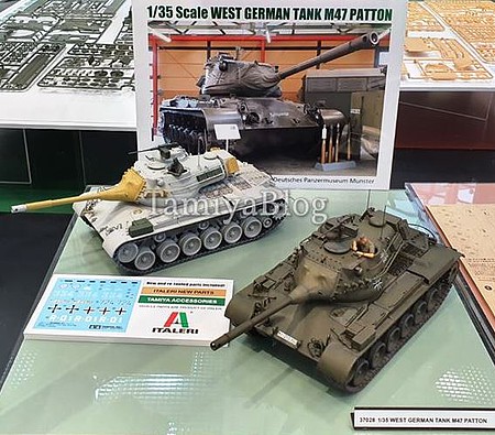 Tamiya 1/35 West German M47 Patton Tank Plastic Model Tank Kit 1/35 Scale #37028