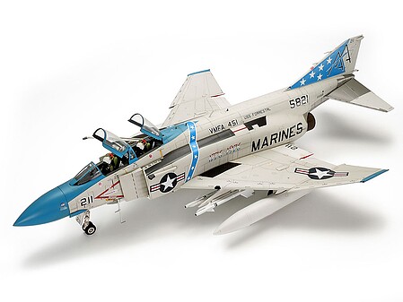 thumbnail image 2 of Tamiya 1/32 F-4J Phantom II Plastic Model Kit #60306 - Unassembled 2 of 6