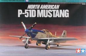 Tamiya North American P-51D Mustang Fighter Aircraft Plastic Model Airplane Kit 1/72 Scale #60749