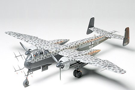 Tamiya Heinkel HE219 UHU WWII Fighter Aircraft Plastic Model Airplane Kit 1/48 Scale #61057