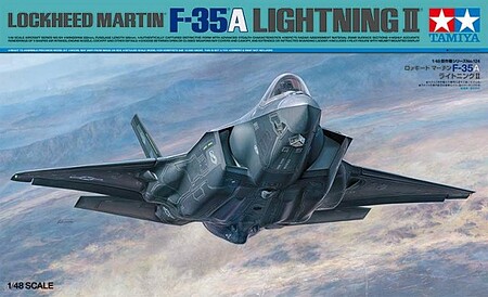Tamiya Lockheed F-35A Lightning II Plastic Model Airplane Kit 1/48 Scale #61124