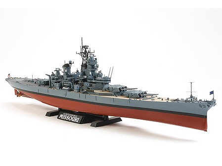 Tamiya US Battleship BB-63 Missouri Boat Plastic Model Military Ship Kit 1/350 Scale #78029